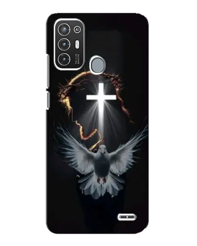 Чехол для ZTE Blade A72 с картинкой «Голубь и Свет»