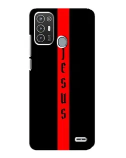 Чехол для ZTE Blade A72 с картинкой «Красная линия веры»