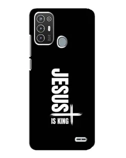 Чехол для ZTE Blade A72 с картинкой «Вертикаль веры Jesus»