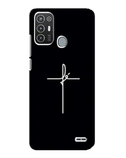 Чехол для ZTE Blade A72 с картинкой «Тонкий крест»