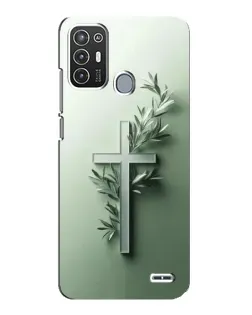 Чехол для ZTE Blade A72 с картинкой «Оливковая ветвь»