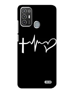 Чехол для ZTE Blade A72 с картинкой «Пульс веры»
