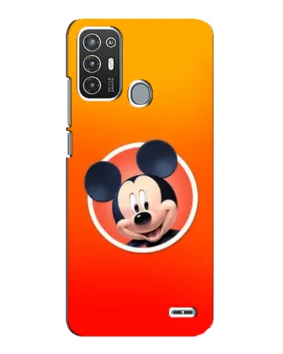 Чехол для ZTE Blade A72 с картинкой «Mickey в круге»
