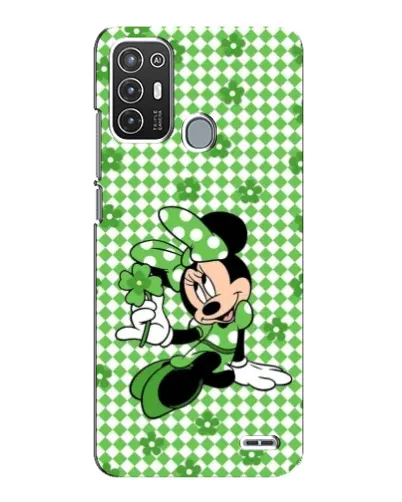 Чехол для ZTE Blade A72 с картинкой «Mickey в клетку»