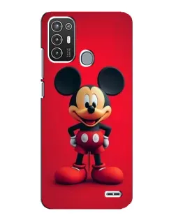 Чехол для ZTE Blade A72 с картинкой «Mickey в полный рост»