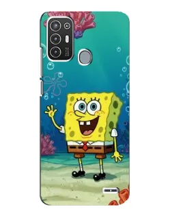 Чехол для ZTE Blade A72 с картинкой «Подводный привет»