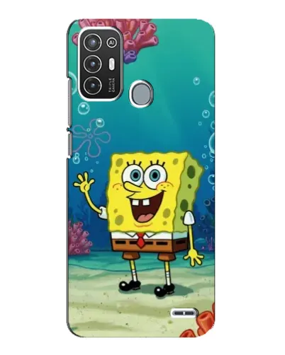 Чехол для ZTE Blade A72 с картинкой «Подводный привет»