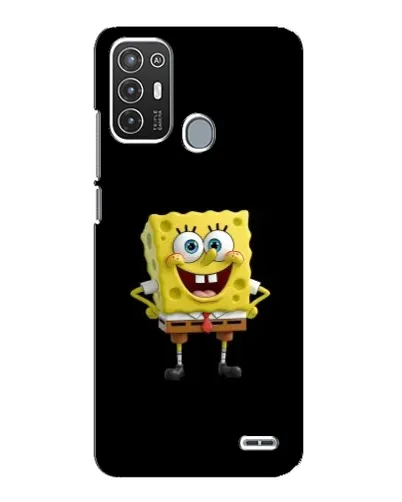 Чехол для ZTE Blade A72 с картинкой «Классический Губка Боб»