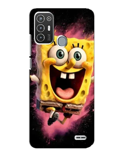 Чехол для ZTE Blade A72 с картинкой «Взрывной Спанч Боб»