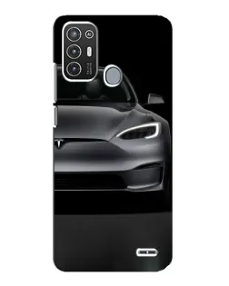 Чехол для ZTE Blade A72 с картинкой «Tesla Model S Look»