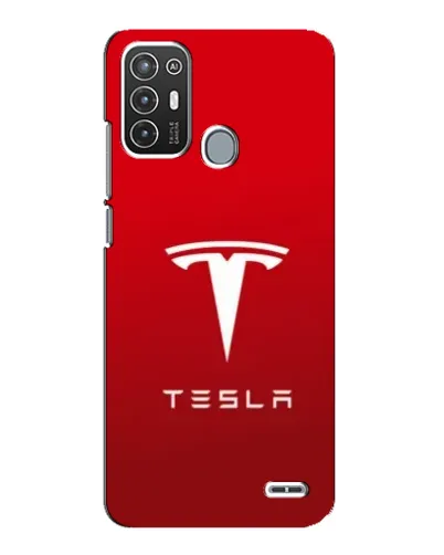 Чехол для ZTE Blade A72 с картинкой «Tesla Red Classic»