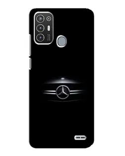 Чехол для ZTE Blade A72 с картинкой «Mercedes — абстрактные линии»
