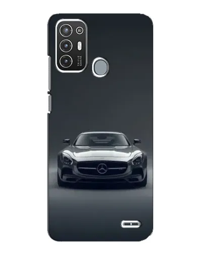Чехол для ZTE Blade A72 с картинкой «Mercedes на черном»