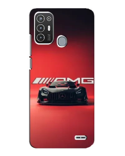 Чехол для ZTE Blade A72 с картинкой «Mercedes AMG — красная линия»