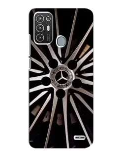 Чехол для ZTE Blade A72 с картинкой «Диск Mercedes»