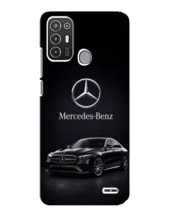 Чехол для ZTE Blade A72 с картинкой «Mercedes — решетка радиатора»