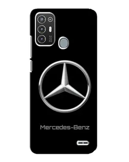Чехол для ZTE Blade A72 с картинкой «Mercedes Silver Logo»