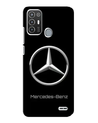 Чехол для ZTE Blade A72 с картинкой «Mercedes Silver Logo»
