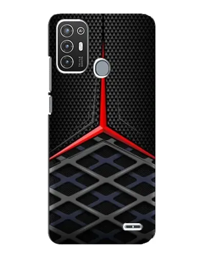 Чехол для ZTE Blade A72 с картинкой «Mercedes Carbon Grid»