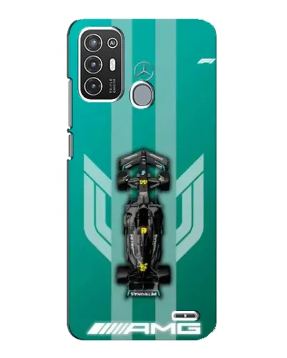 Чехол для ZTE Blade A72 с картинкой «Mercedes AMG Petronas»