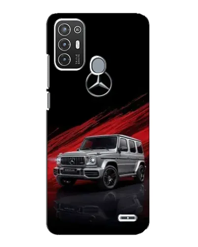 Чехол для ZTE Blade A72 с картинкой «Mercedes G-Class красный»