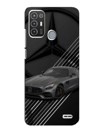Чехол для ZTE Blade A72 с картинкой «Mercedes AMG — графика»