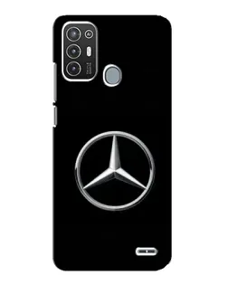 Чехол для ZTE Blade A72 с картинкой «Mercedes классический лого»