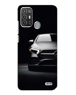 Чехол для ZTE Blade A72 с картинкой «Свет фар Mercedes»