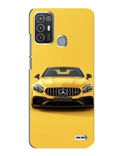 Чехол для ZTE Blade A72 с картинкой «Желтый Mercedes GT»