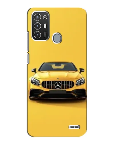 Чехол для ZTE Blade A72 с картинкой «Желтый Mercedes GT»