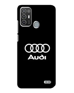 Чехол для ZTE Blade A72 с картинкой «Классическое лого Audi»