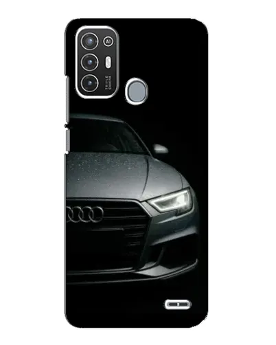 Чехол для ZTE Blade A72 с картинкой «Audi — детализация кузова»