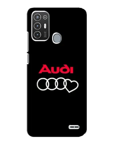 Чехол для ZTE Blade A72 с картинкой «Логотип Audi Heart»