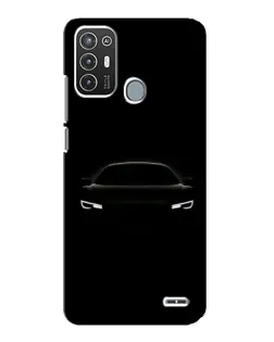 Чехол для ZTE Blade A72 с картинкой «Взгляд Audi в темноте»
