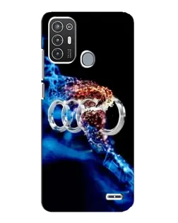 Чехол для ZTE Blade A72 с картинкой «Энергия лого Audi»
