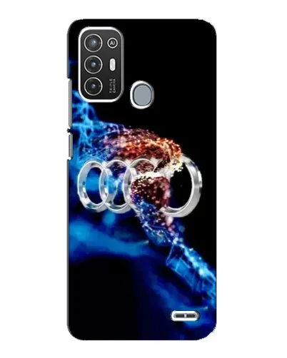 Чехол для ZTE Blade A72 с картинкой «Энергия лого Audi»