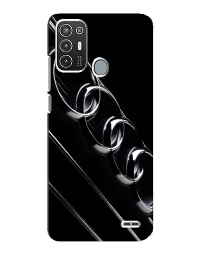 Чехол для ZTE Blade A72 с картинкой «Audi — абстрактные кольца»