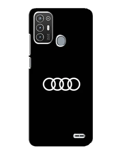 Чехол для ZTE Blade A72 с картинкой «Audi White Logo»