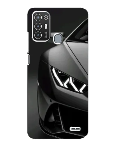 Чехол для ZTE Blade A72 с картинкой «Lamborghini фары детализация»