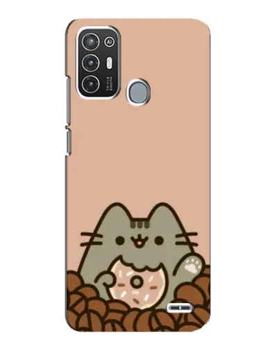 Чехол для ZTE Blade A72 с картинкой «Кофейный Пушин»