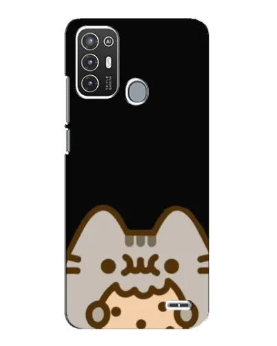Чехол для ZTE Blade A72 с картинкой «Пушин на черном»