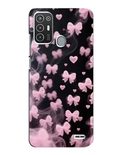 Чехол для ZTE Blade A72 с картинкой «Неоновое кружево»