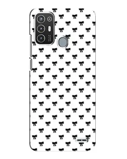 Чехол для ZTE Blade A72 с картинкой «Мини-бантики»
