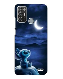 Чехол для ZTE Blade A72 с картинкой «Лунная ночь Стича»