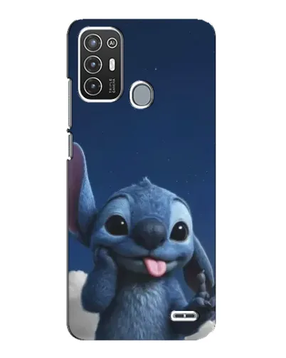 Чехол для ZTE Blade A72 с картинкой «Стич в облаках»