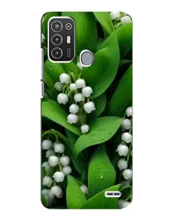 Чехол для ZTE Blade A72 с картинкой «Ландыши в зелени»