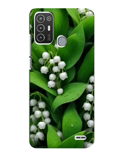 Чехол для ZTE Blade A72 с картинкой «Ландыши в зелени»