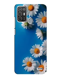 Чехол для ZTE Blade A72 с картинкой «Белоснежные маргаритки»