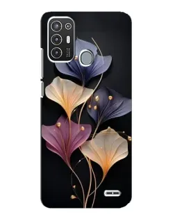 Чехол для ZTE Blade A72 с картинкой «Лиловые цветы грации»