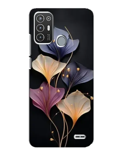 Чехол для ZTE Blade A72 с картинкой «Лиловые цветы грации»